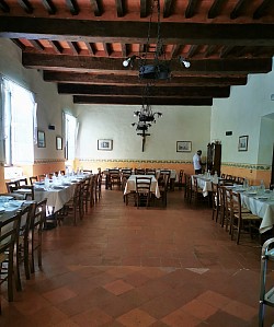 La sala da pranzo